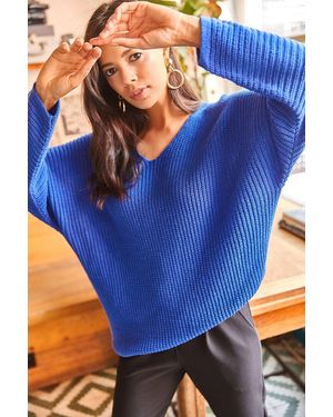 Olalook Thessaloniki Strickpullover - Blau
