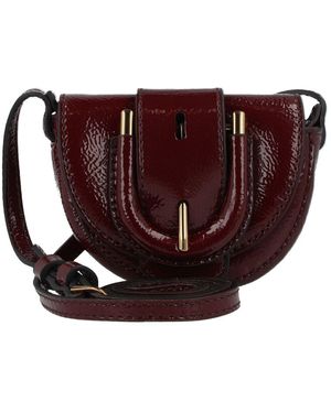 Fossil Harwell Umhangasche Leder 11 Cm Für Damen - Lila