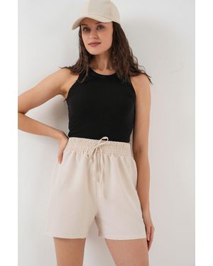 Bigdart 5327 Mold Shorts – Cremefarben Für Damen - Natur