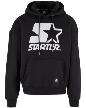 Starter Black Label Starter Oversized Logo Hoodie Für Herren - Schwarz
