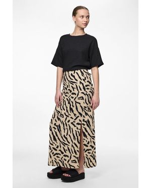 Pieces Pcluna Hw Ankle Pencil Skirt Sa Bc Für Damen - Weiß