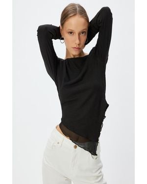 Koton Schwarze Jugendbluse Für Damen