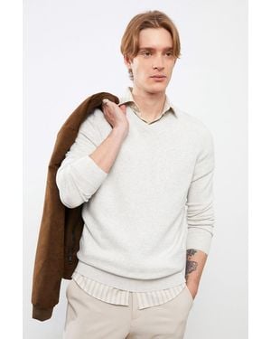 LC Waikiki Pullover Für Herren - Weiß