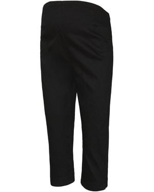 Mama.licious Hose Normal Geschnitten Hohe Taille Hose Für Damen - Schwarz