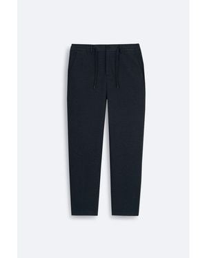 AVVA Anthrazitfarbener Anzug Mit Taschen Und Elastischem Bund – B 003201 Für Herren - Blau