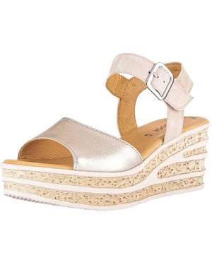 Gabor Sandalen 64.651 62 Puder Leder Für Damen - Mehrfarbig