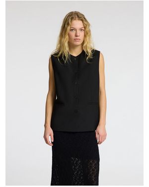 SELECTED Weste Anzug Für Damen - Schwarz