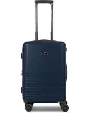 Camel Active Hanoi 4 Rollen Kabinentrolley S 56 Cm Mit Dehnfalte Für Herren - Blau