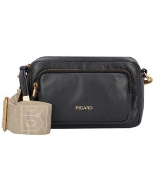 Picard Soulmate Umhängetasche Leder 20 Cm Für Damen - Schwarz