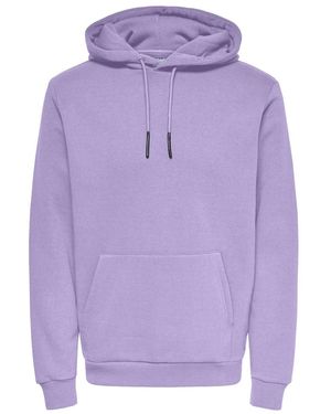 Only & Sons Kapuzenpullover Onsceres Sweatshirt Für Herren - Lila