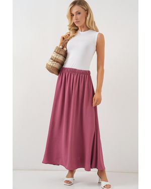 Bigdart Langer Ayrobin-Rock 8050 – Dusty Rose Für Damen - Pink