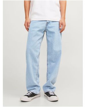 Jack & Jones Locker Geschnittene Jeans Jjieddie Jjoriginal Sq 738 Locker Geschnittene Jeans Für Herren - Blau