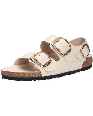 Birkenstock Sandale Milano Big Buckle Für Damen - Weiß