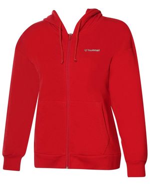 Hummel Helen Zip Hoodie Für Damen - Rot