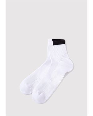 Mavi Weiße Socken Mit Logo-Detail -620 Für Herren