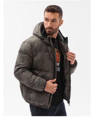 Ombre Winterjacke Siyah Für Herren - Schwarz
