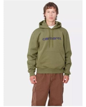 Carhartt Sweatjacke Mit Kapuze - Grün
