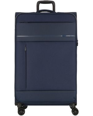 Jump Apparel Monthélys 4 Rollen Trolley 78 Cm Mit Dehnfalte Für Herren - Blau