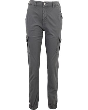 Urban Classics Ladies High Waist Cargo Pants Für Damen - Grau