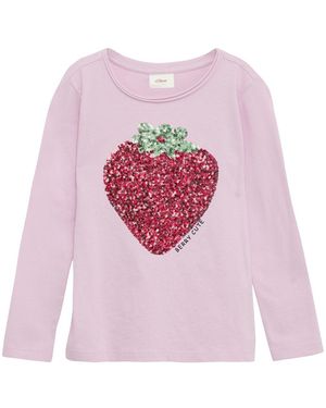 S.oliver T-Shirt Kadın Kız Çocuk Für Damen - Pink