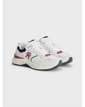 Tommy Hilfiger Moderner Preppy-Läufer Für Damen - Grau