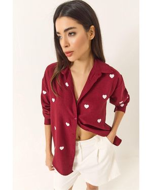 Bianco Lucci Hemd - Rot
