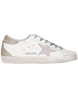 Golden Goose Sneaker ,Lilac,Platinum - Weiß