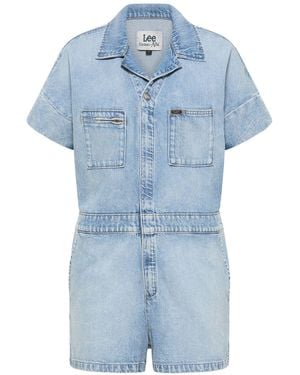 Lee Jeans Kurzer Stoff – Unionall Frosted Für Damen - Blau