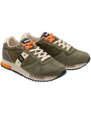 Blauer Sportschuhe Queens Turnschuh Für Herren - Grün