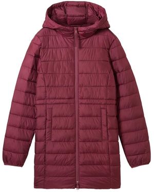 Tom Tailor Puffermantel – Leichtes Design Für Damen - Rot