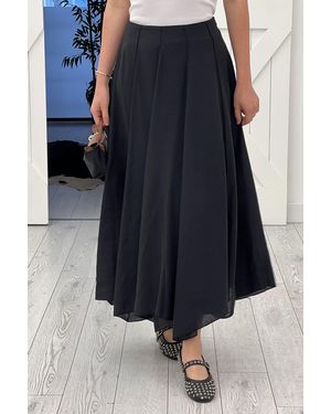 My Blog Pflaumenrock Mit Einsätzen – 3280 Für Damen - Blau