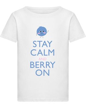 Merchcode Girls Berry Calm T-Shirt Für Damen - Weiß