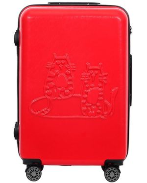 BIGGDESIGN Cats Cabin Size 20" Koffer - Rot