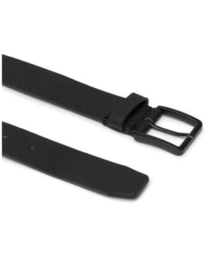 BOSS Schwarzer Gürtel Aus Leder Mit Markenlogo Für Den Täglichen Gebrauch 50475090 -001 Für Herren