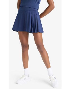 Defacto Fit Standard Fit Plissee Mini Tennisrock Mit Leggings D9317Ax25Sp Für Damen - Blau