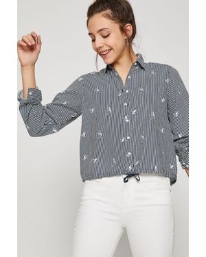 Koton Marineblaues Hemd – Für Damen - Grau