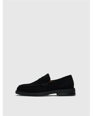 SELECTED Halbschuhe Wildleder Für Herren - Weiß
