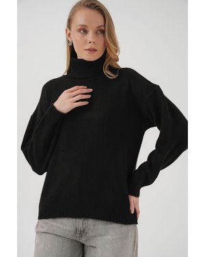 Bigdart 15917 Rollkragenpullover - Schwarz