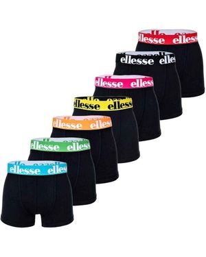 Ellesse Boxershorts, 7Er Pack Yema 7 Pack Boxershorts, Logo, Baumwollstretch Für Herren - Blau