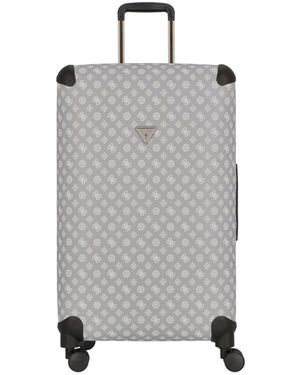 Guess Wilder 4 Rollen Trolley 77 Cm Mit Dehnfalte Für Herren - Grau
