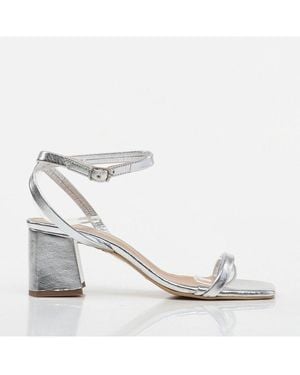 Hotiç Sandalen Aus Echtem Leder Mit Absatz Für Damen - Weiß