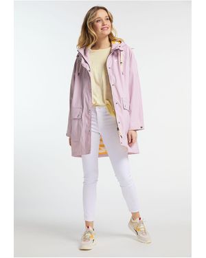 Schmuddelwedda Oversized Regenjacke Für Damen - Weiß
