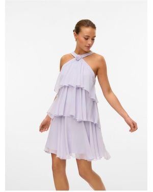 Vero Moda Kleid Vmfelicia Kurzes Kleid Für Damen - Weiß