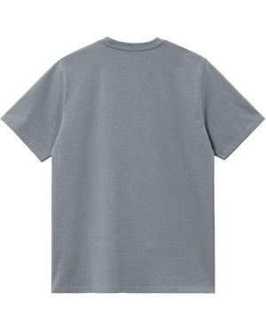 Carhartt S/S-Schriftzug-T-Shirt - Grau