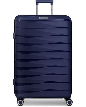 Frankie Shop London 4 Rollen Trolley L 74 Cm Mit Dehnfalte Für Herren - Blau