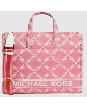 Michael Kors Lggrabtote – Gigi-Modell, Bequem Geschnittene Tasche Für Damen - Pink