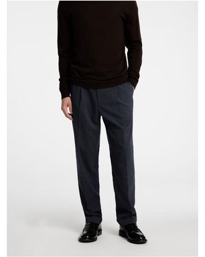 SELECTED Hose Bundfalten Für Herren - Schwarz