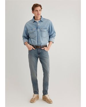 Mavi James Classic Denim Vintage Si Jeanshose 89278 Für Herren - Blau