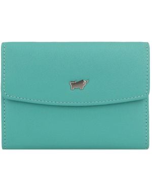 Braun Büffel Joy Geldbörse Rfid Schutz Leder 10.5 Cm Für Damen - Grün