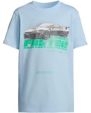 Urban Classics Fastest Car Racing Tee Für Herren - Blau